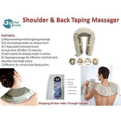 Leatherite Cream Shoulder Tapping Massager At Best Price In Ludhiana Id 7477353991