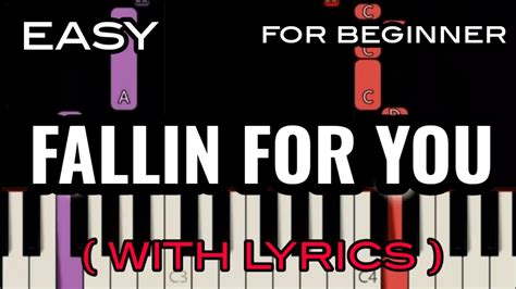 Fallin For You Lyrics Colbie Caillat Slow And Easy Piano Youtube