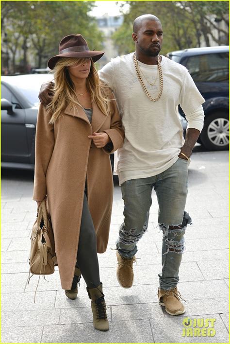 Kim Kardashian And Kanye West Step Out Together In Paris Photo 2961534