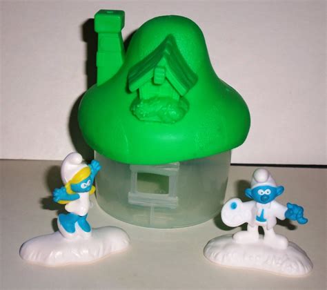 Mcdonalds Happy Meal Smurfs Village Toys Collect All Off