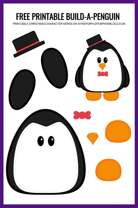 Penguins Templates For Craft