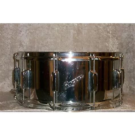 Used Rogers 55x14 Chrome Snare Drum Drum Guitar Center