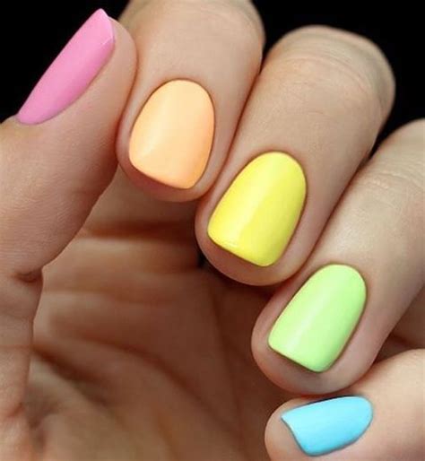 Multi Coloured Nails New Trend And Best Designs Ladylife