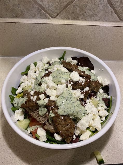 Authentic Greek Lamb Gyro Bowl Recipe