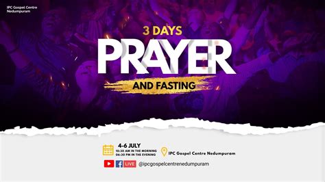 Fasting Prayer Ipc Gospel Centre Nedumpuram July Youtube