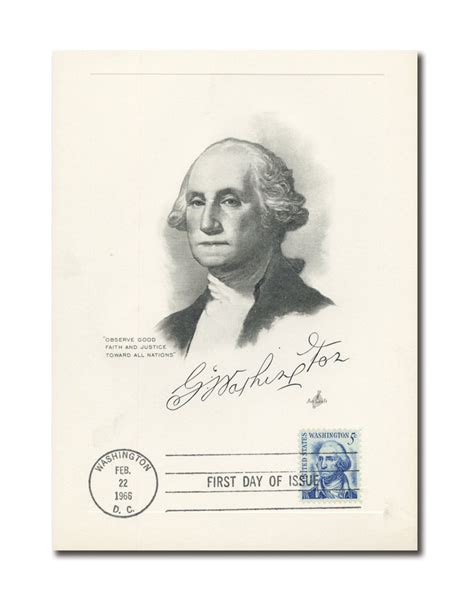 AC611 - George Washington sitting portrait - Mystic Stamp Company