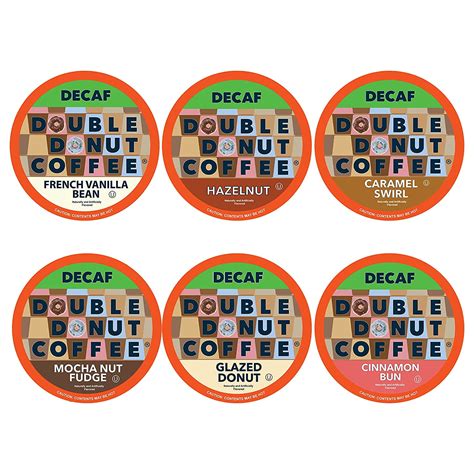 Decaf Flavored Coffee Variety Pack 6 Traditional Flavors Caramel