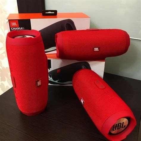 Колонка JBL Charge 3+ red (красный). Портативная Джибиэль чардж три ...