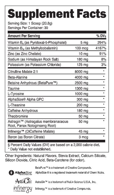 Transparent Labs Bulk Pre Workout Transparent Labs