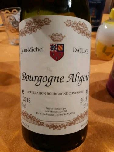 Jean Michel Daulne Bourgogne Aligoté Vivino US