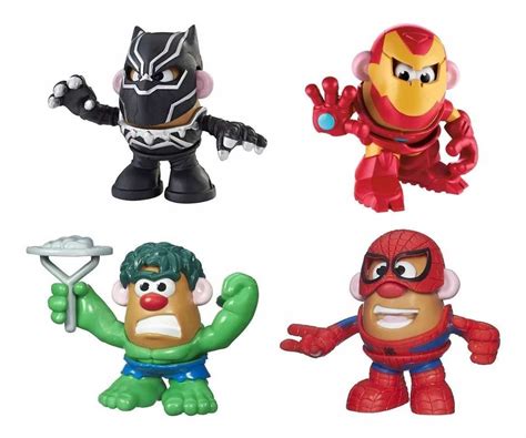 Marvel Mixable Mashable Mr Potato Head Mini 4 pack