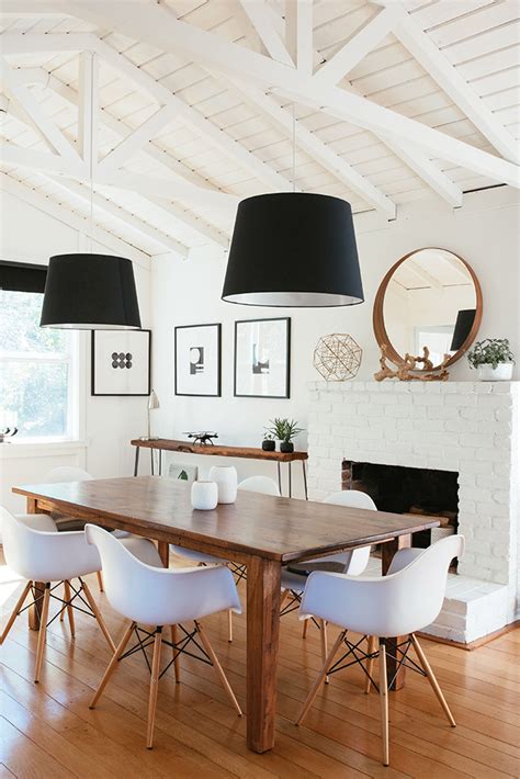 How To Create An Affordable Modern Rustic Dining Room | Posh Pennies