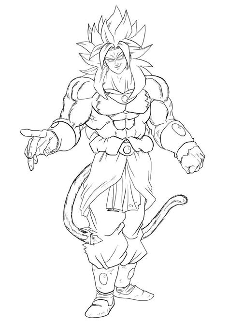 Broly Para Colorear Como Dibujar A Dark Broly Dragon Ball Super