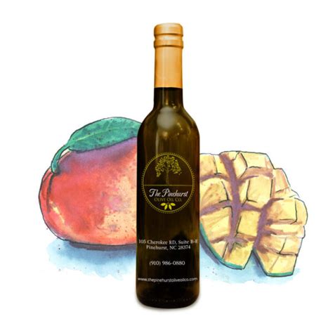 Alfoos Mango White Balsamic 750 Ml The Pinehurst Olive Oil Company