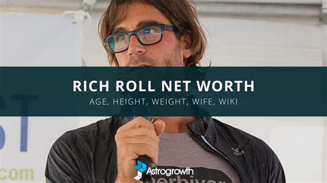 Rich Roll Net Worth 2020 Age Height Weight Wife Wiki Astrogrowth