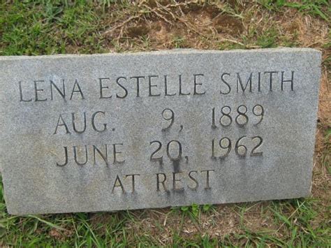 Lena Estelle Gober Smith 1889 1962 Mémorial Find A Grave