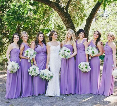 Lilac Bridesmaid Dresses Google Search Brautjungfern Braut To Tie