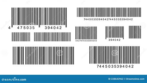 QR Code Und Scan Strichcode Kennzeichnung Und Marketing Stock