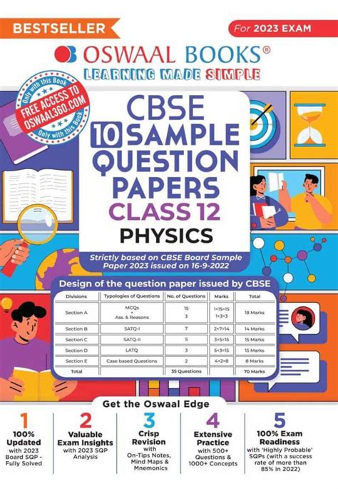 Oswaal Cbse Sample Question Papers Class 12 Physics For 2023 Exam For 2024 Exam Oswaal Books