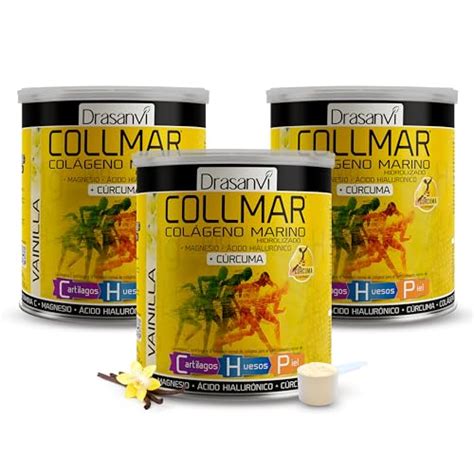 COLLMAR Colágeno Marino Hidrolizado con Cúrcuma Revitaliza y Protege