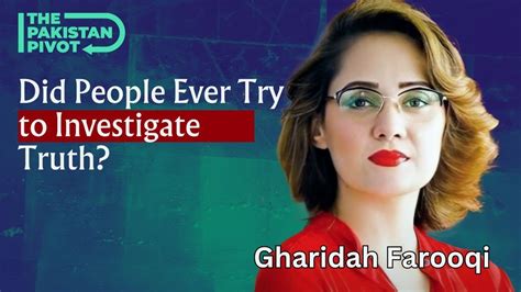 Pakistani Journalism For Female Journalist Ft Gharida Farooqi Youtube