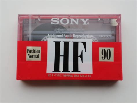 One Sony Hf Cassette Tape Sealed Type I Empty Tape Etsy Sweden