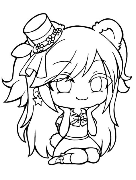 Gacha Life Sorrindo Para Colorir Imprimir E Desenhar Colorirme Images Sexiz Pix