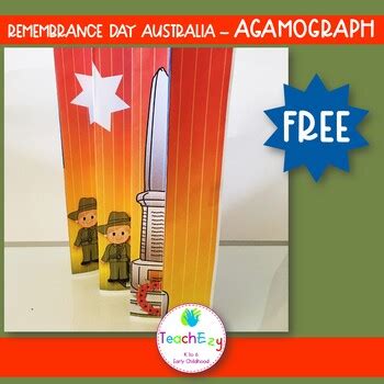 Remembrance Day Australia Or Anzac Day Agamograph Free Teacher Resource