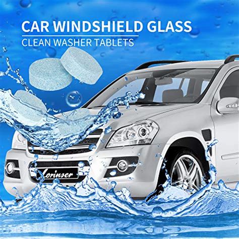 Wemk 30 Pcs Car Windshield Glass Concentrated Clean Washer Tablets