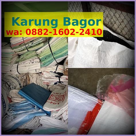 Karung Plastik Beras Kg O L O Lo Wa Jual Karung Bagor Beras