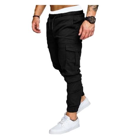 Calça Cargo Jogger Masculina Preto Compre Agora Dafiti Brasil