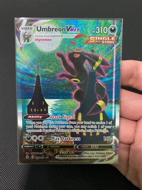 Umbreon Vmax Alternate Art Secret Rare From Evolving Skies Town Green