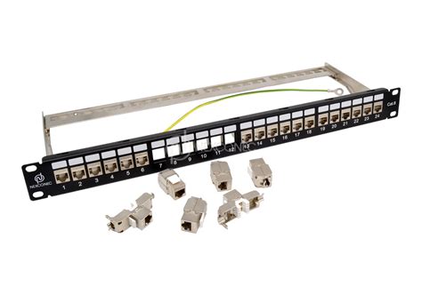 1U 24 Ports STP Unloaded Patch Panel CMX1SUN