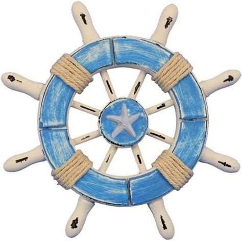 Amazon Handcrafted Nautical Decor Rustic Light Blue And White