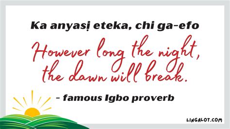 50 Igbo Proverbs Quotes Idioms Their Meanings Lingalot