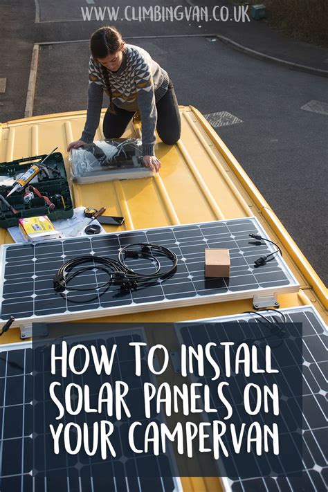 How to: install solar panels on your camper van | Solar panel ...