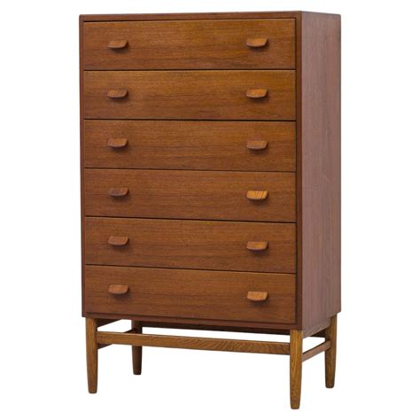 Tall Boy Chest Of Drawers By Poul M Volther Fdb Denmark S For