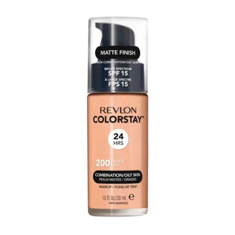 Revlon ColorStay Horas Pele Mista à Oleosa FPS Nude Base Líquida ml
