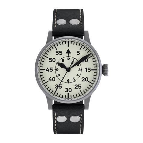 Laco Pilot Watch Original Wien Stainless Steel Superluminova