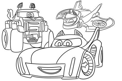 Batwheels Coloring Pages