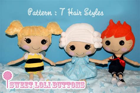 Diy Lalaloopsy Rag Doll Pattern Dolls Handmade Rag Doll Hair Rag