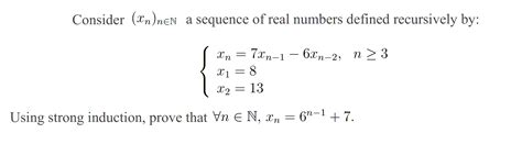 Solved Consider Xn Nen A Sequence Of Real Numbers Defined