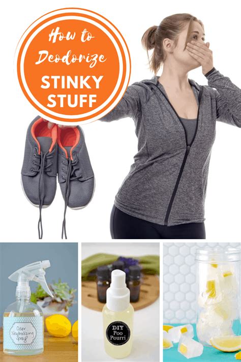 deodorize stinky stuff  organized mom