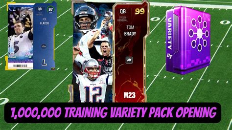 Million Training Variety Pack Opening For Ovr Career Tribute Tom