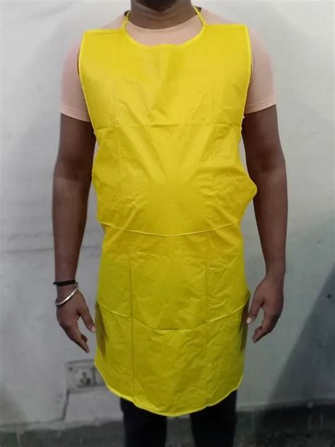 Yellow Pvc Safety Apron For Hospital Size Medium At Rs In New Delhi