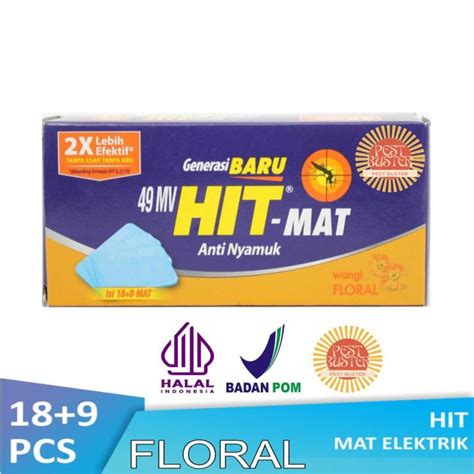 Hit Mat Anti Nyamuk Wangi Floral Isi Sheet Lazada Indonesia