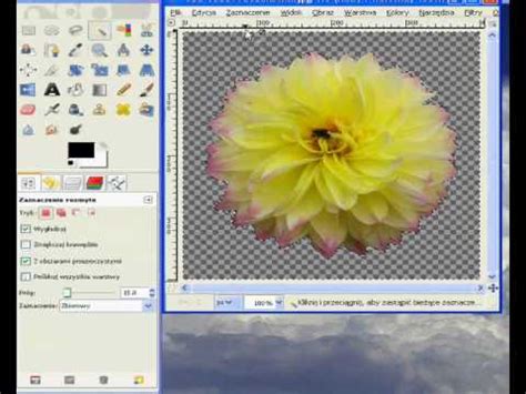 Jak Zrobi Obrazek Bez T A W Gimpie Gimp Tutorial Pl Youtube