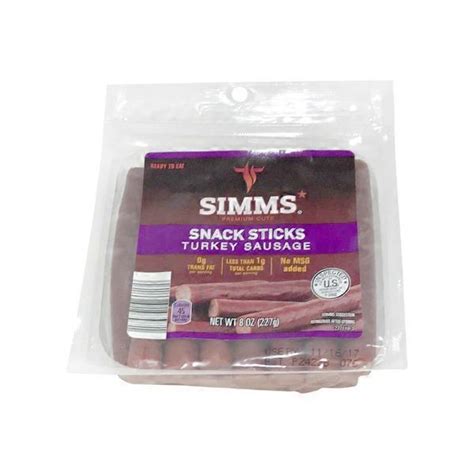 Simms Turkey Meat Snack Sticks 8 Oz From Aldi Instacart