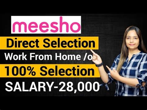 Meesho Recruitment Meesho Vacancy Work From Home Jobs Meet