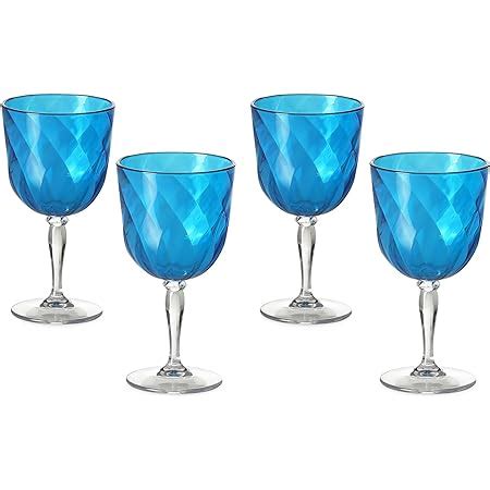 Omada Design 4 Bicchieri Cocktail Colorati Da 50 Cl In Plastica